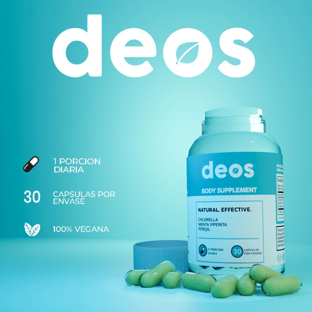 DEOS - Desodorante Natural - 30 CAP