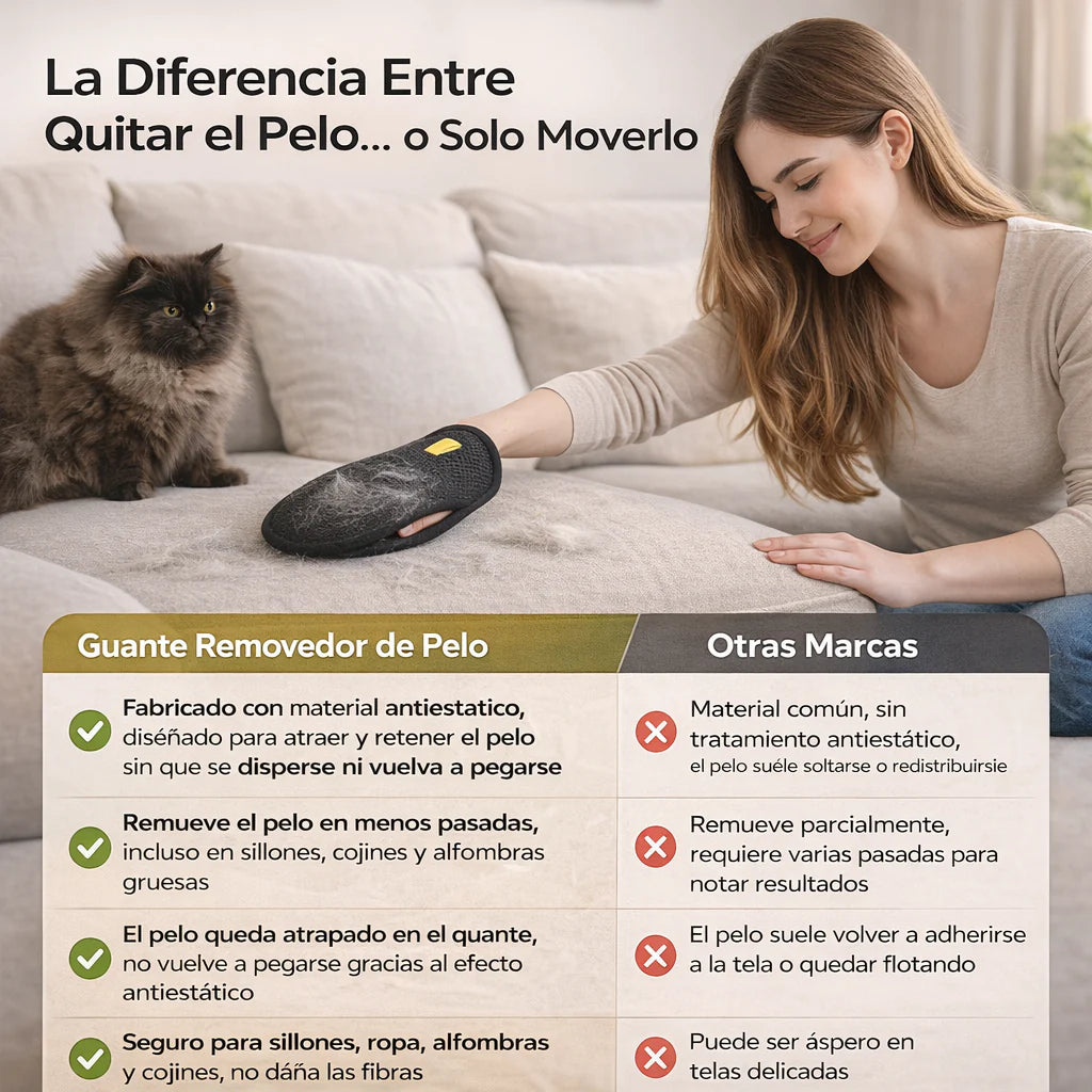 Calm Brush® – Elimina el pelo mientras acaricias a tu mascota