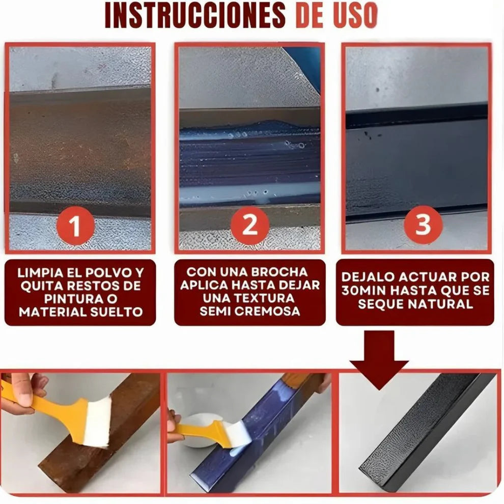 Pintura Antióxido - Repara y Sella Sin Lijar - 1 Kilo