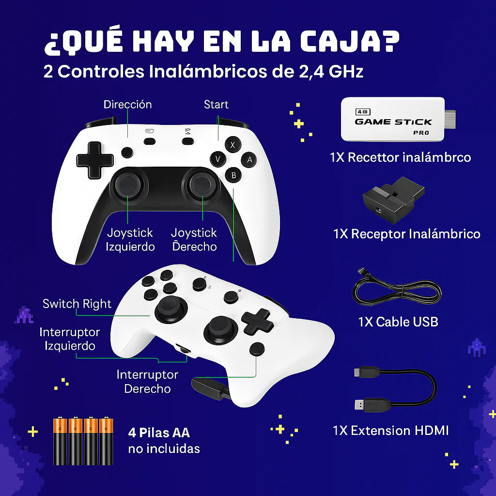 Consola Retro - 20.000 Juegos Clásicos