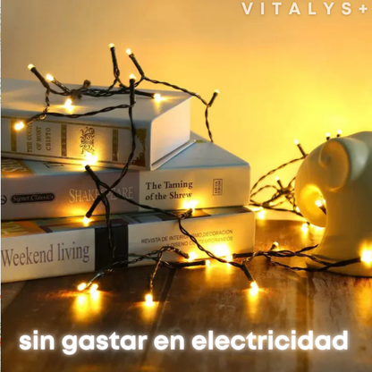 Luces LED Solares Navideñas | 170 LED - 17 Metros