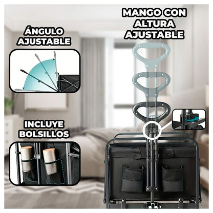 Nomad® Carro Plegable - Transporta sin Esfuerzo