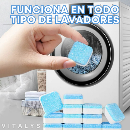 Pack 60 Pastillas Limpia Lavadora - Elimina el Sarro y el Mal Olor