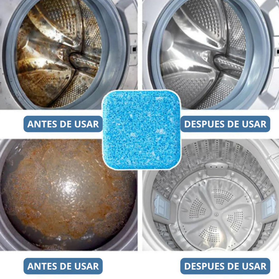 Pack 60 Pastillas Limpia Lavadora - Elimina el Sarro y el Mal Olor