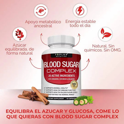 Blood Sugar Complex® - Estabiliza el Azúcar en la Sangre - 60 CAPS