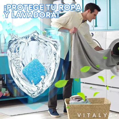 Pack 60 Pastillas Limpia Lavadora - Elimina el Sarro y el Mal Olor
