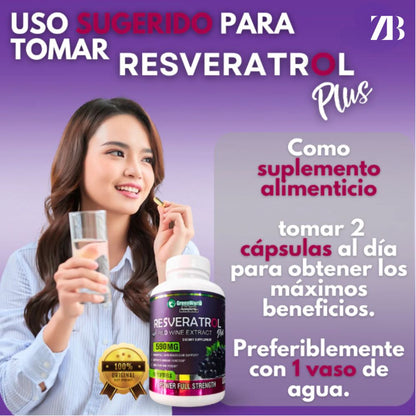 RESVERATROL® 60 Cápsulas - 590MG