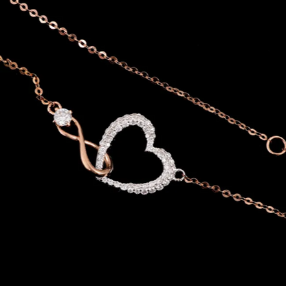 Collar Amor + Infinito - Color Rosa