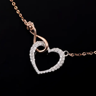 Collar Amor + Infinito - Color Rosa