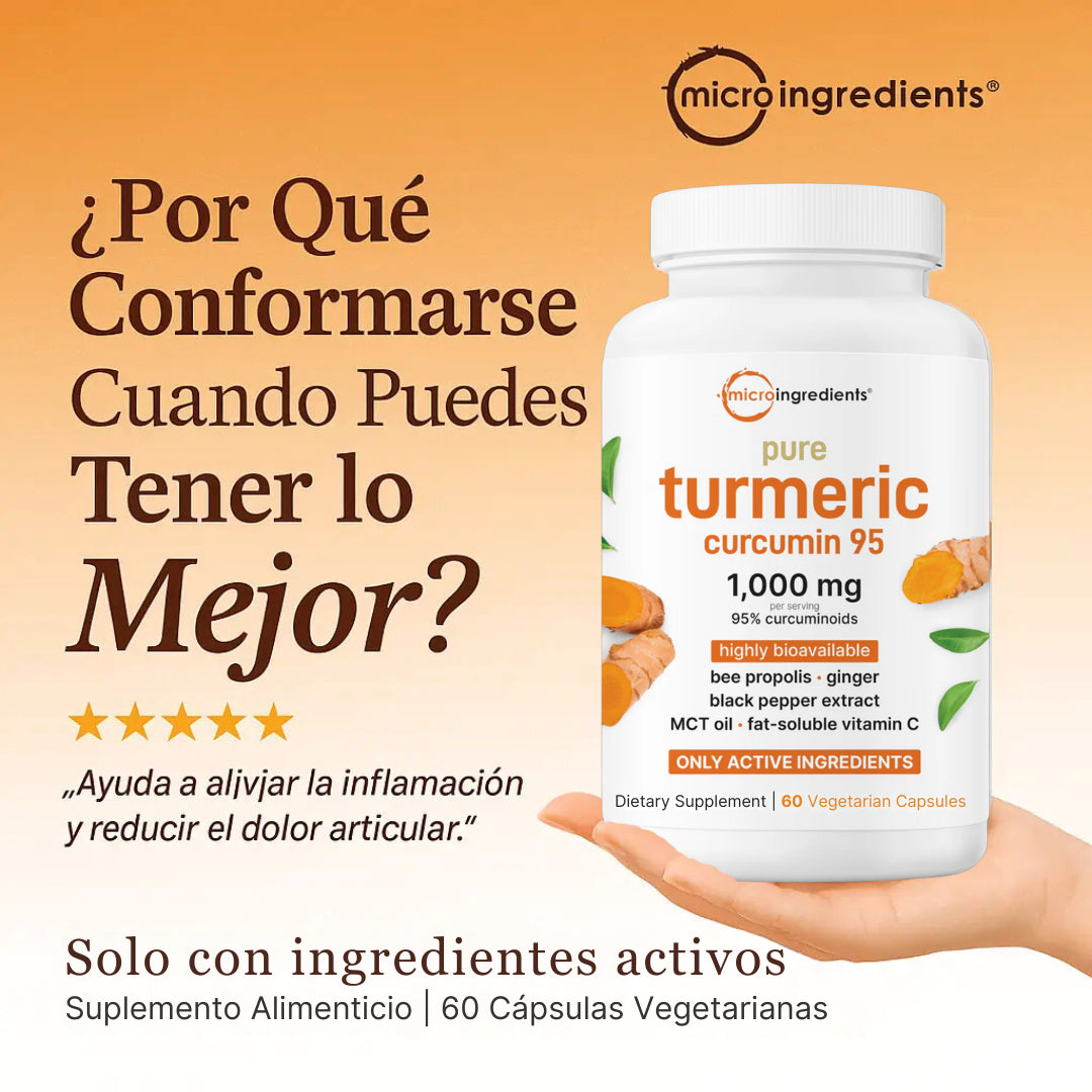 Cúrcuma Premium 95% – Fórmula Avanzada 60 CAPS