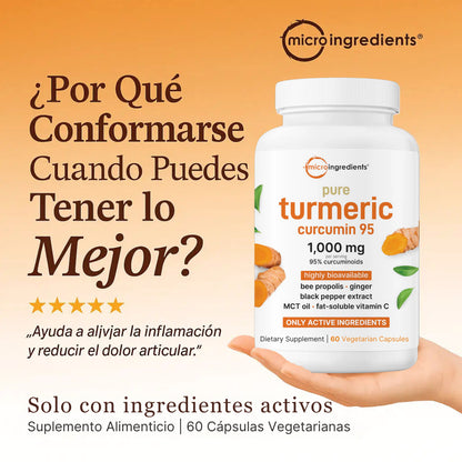 Cúrcuma Premium 95% – Fórmula Avanzada 60 CAPS