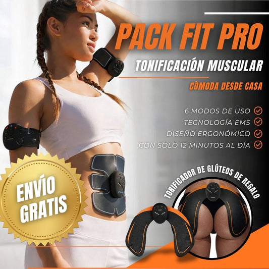 PACK FIT PRO: Tonificador de Glúteos + Estimulador Abdominal