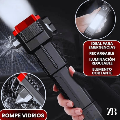 Linterna Multifuncional 4 en 1 - Recargable