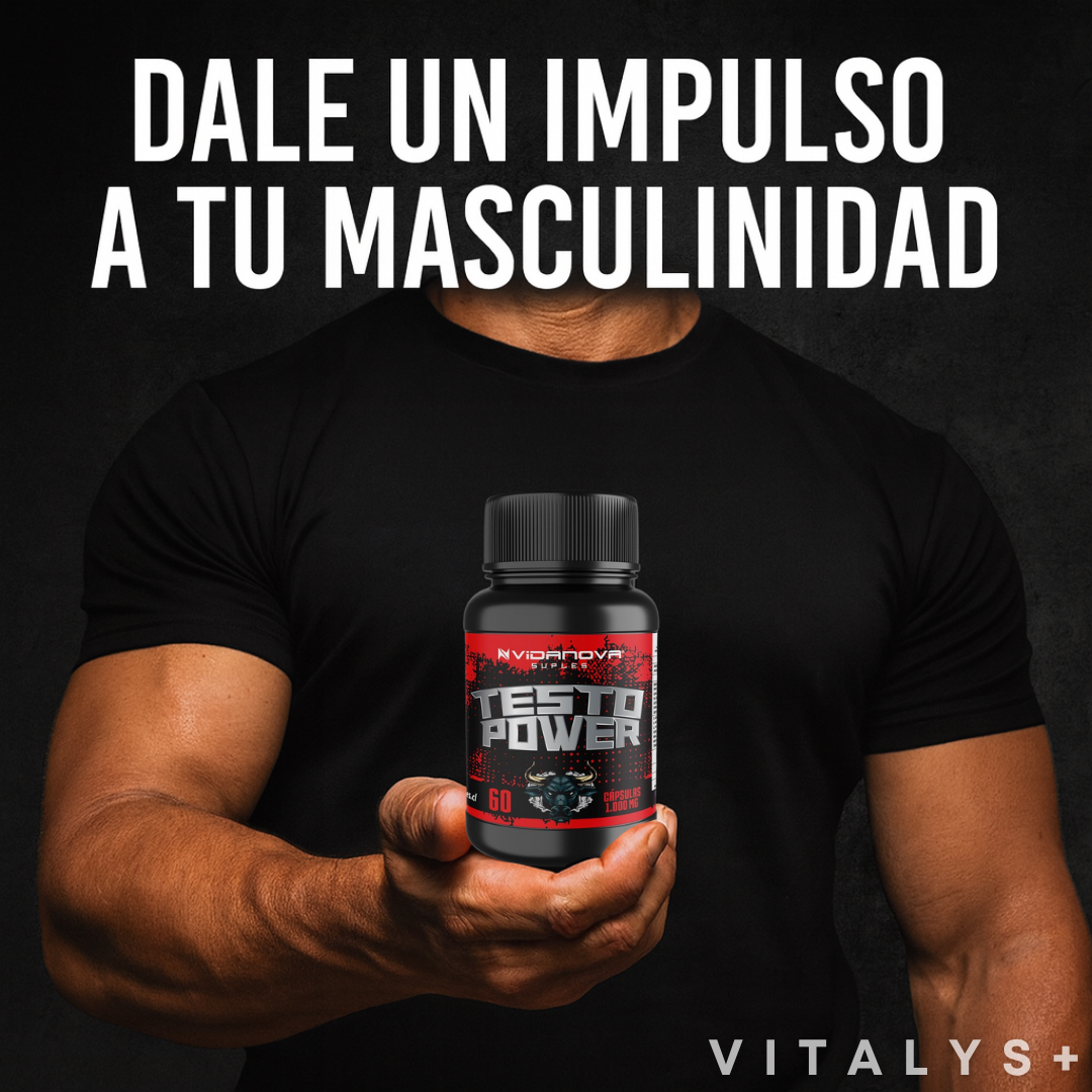 Testo Power - Energía Masculina - 1000mg 60 CAPS