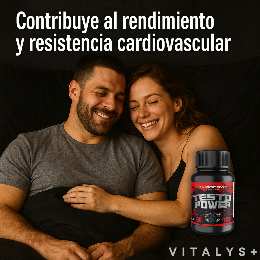 Testo Power - Energía Masculina - 1000mg 60 CAPS