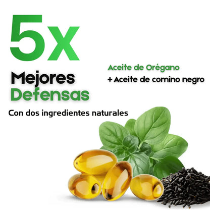 Aceite de Oregano - Detox Natural 60 CAPS