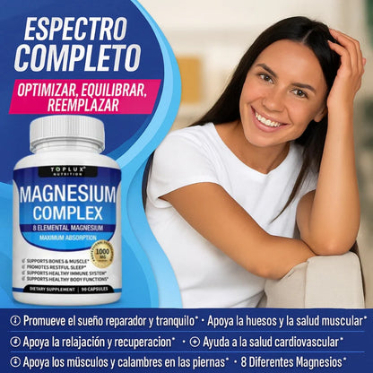 MAGNESIUM COMPLEX® - Suplemento 8 en 1 - 60 CAPS