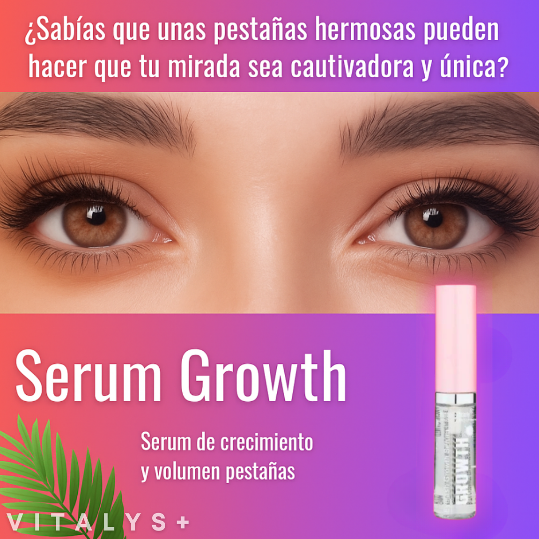 Serum Growth - PESTAÑAS LARGAS Y FUERTES - 2x1 PACK