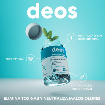 DEOS - Desodorante Natural - 30 CAP