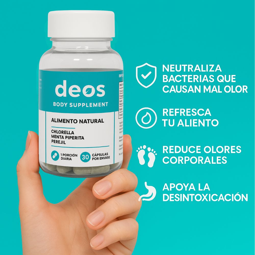 DEOS - Desodorante Natural - 30 CAP