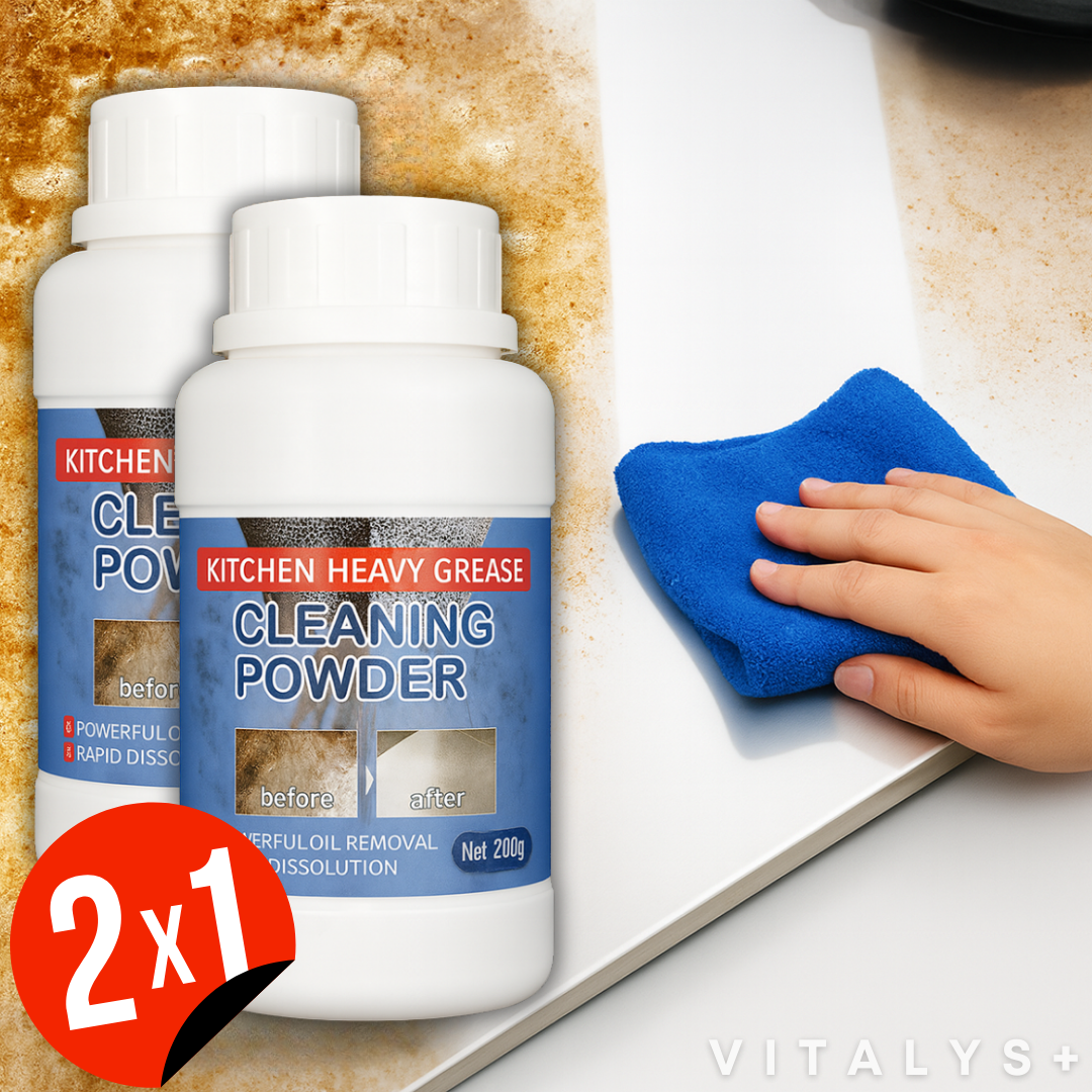 Polvo Antigrasa - Limpieza Total 2x1