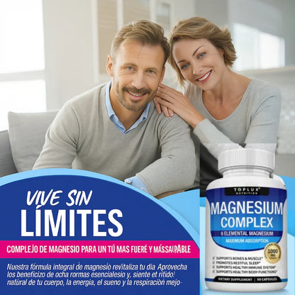 MAGNESIUM COMPLEX® - Suplemento 8 en 1 - 60 CAPS