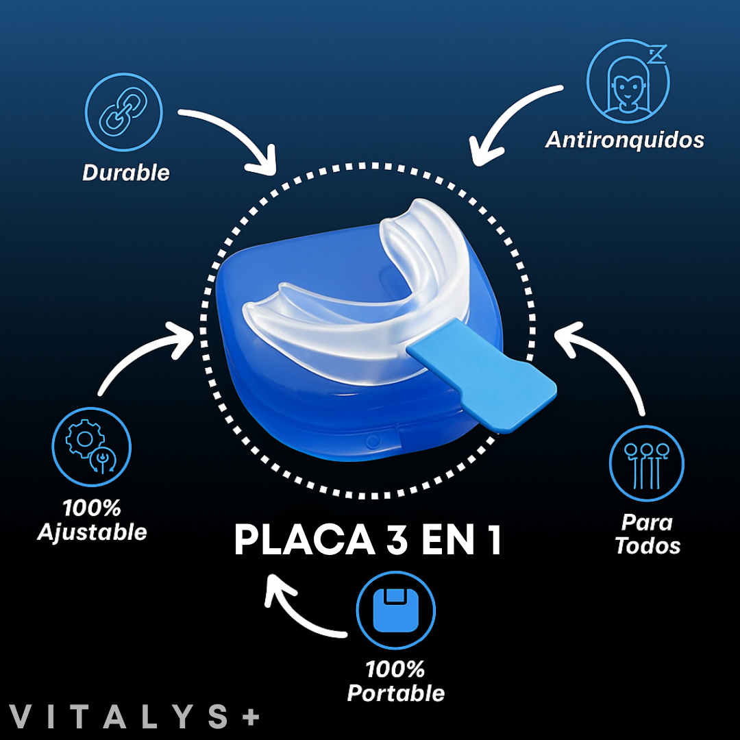 PLACA ANTI: Bruxismo, Apnea Y Ronquido