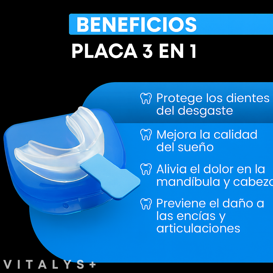 PLACA ANTI: Bruxismo, Apnea Y Ronquido