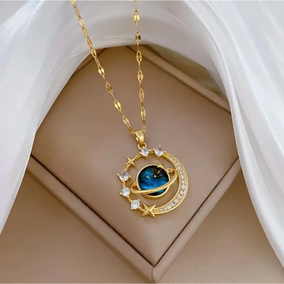 Collar Saturno 🪐