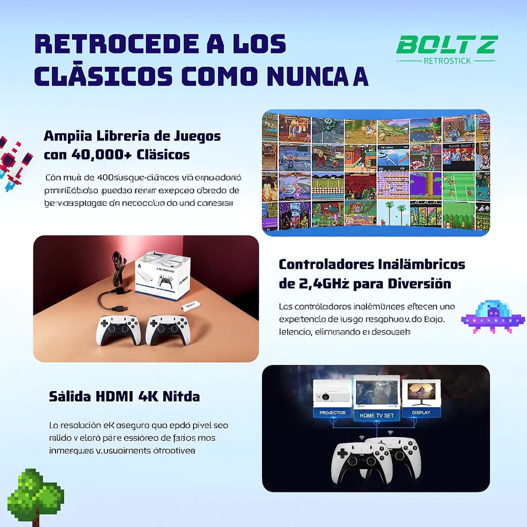 Consola Retro - 20.000 Juegos Clásicos