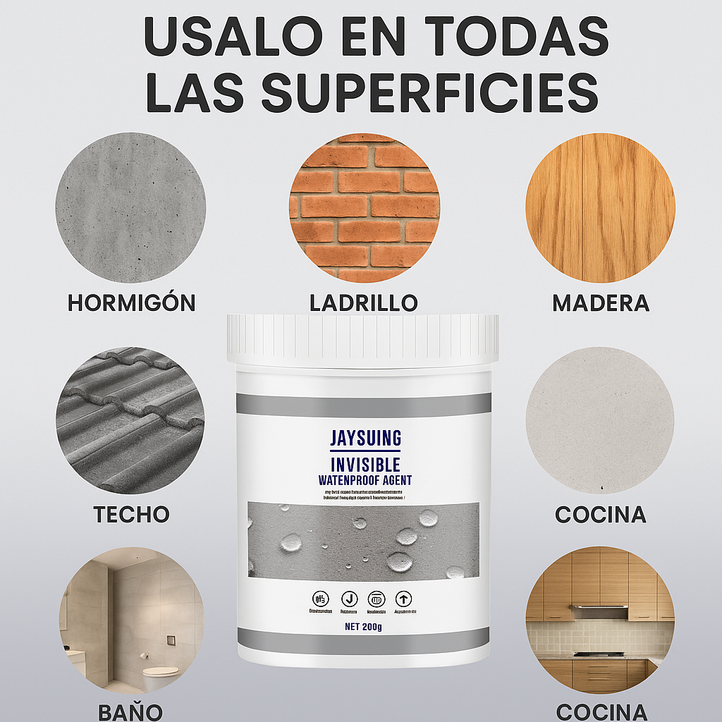 Sellador Adhesivo Transparente Impermeable - 300gr