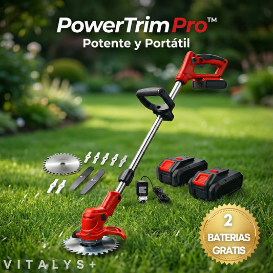 PowerTrim Pro™ |  Recargable + 2 Baterías 48V + Accesorios