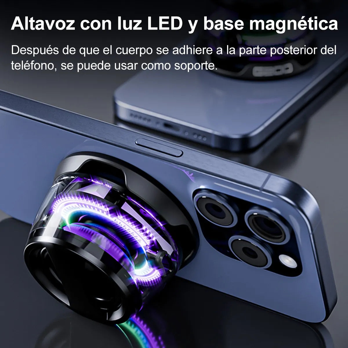 Parlante Magnético Portátil - Compacto y Potente