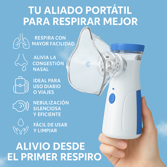Nebulizador Portátil - Alivio Desde el Primer Respiro