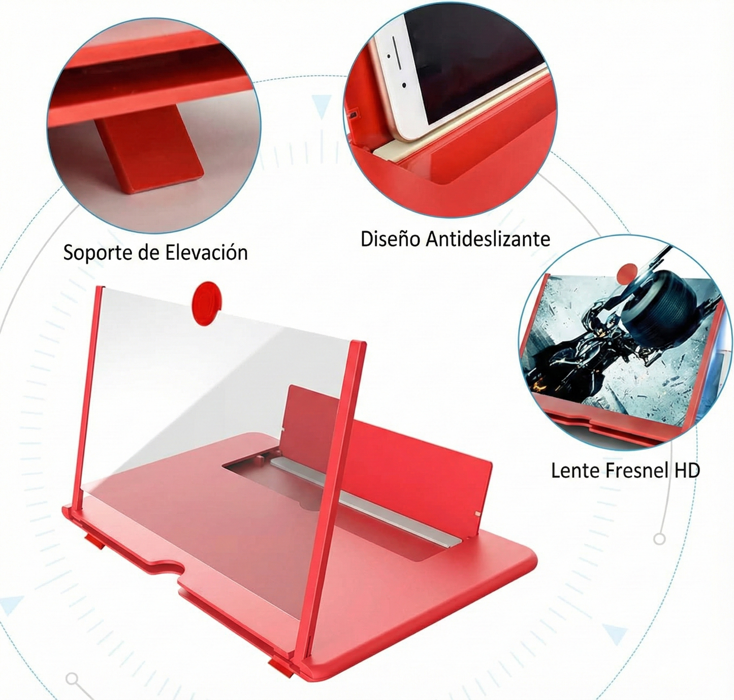 Amplificador de Pantalla HD SmartScreen™ + Audífonos Inalámbricos Air Pro - Disfruta sin Forzar la Vista