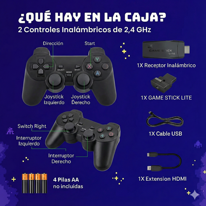 Consola Retro - 10.000 Juegos Clásicos