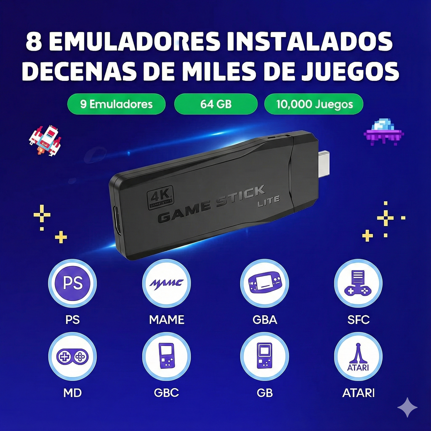 Consola Retro - 10.000 Juegos Clásicos