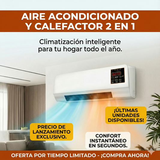 Aire Acondicionado 2 En 1 - Enfría y Calienta tus Espacios