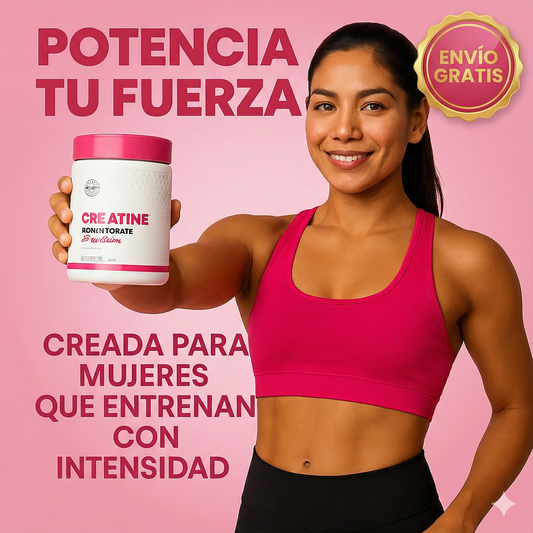 ✨ Creatina para Mujeres ✨ – Fuerza y Glúteos Más Firmes 💪🍑