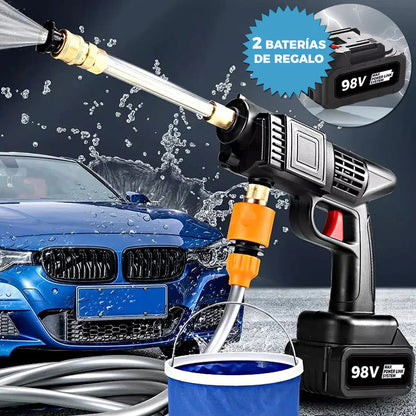 Hidrolavadora Inalámbrica de Alta Presión + 2 Baterías de 98V