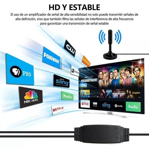 Antena TV Digital HD - Sin Suscripciones