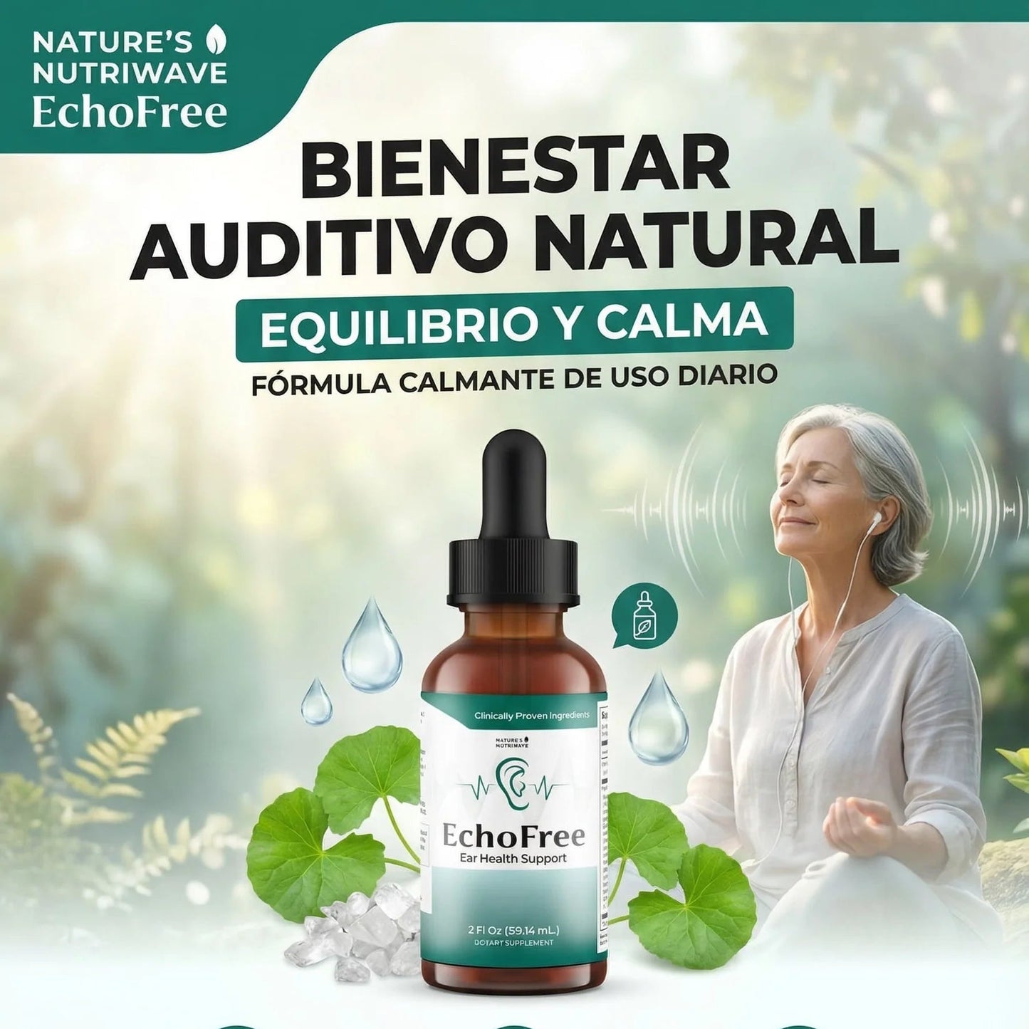 EchoFree® – Soporte Natural para el Bienestar Auditivo