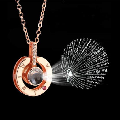 Collar Amor Infinito - Rosa