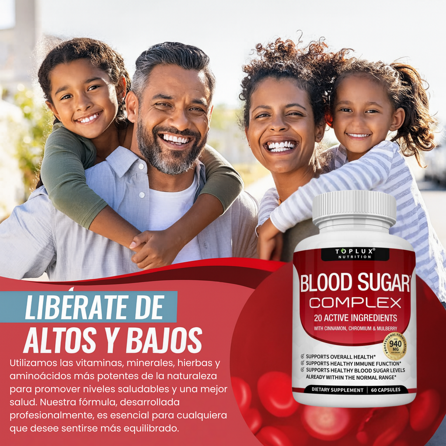Blood Sugar Complex® - Estabiliza el Azúcar en la Sangre - 60 CAPS