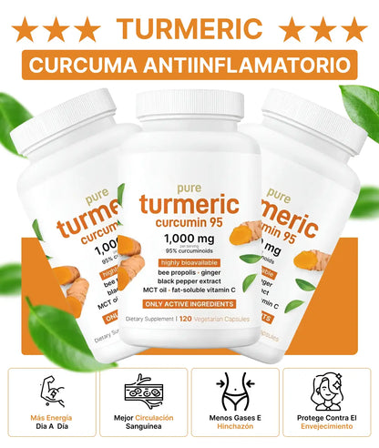 Cúrcuma Premium 95% – Fórmula Avanzada 60 CAPS
