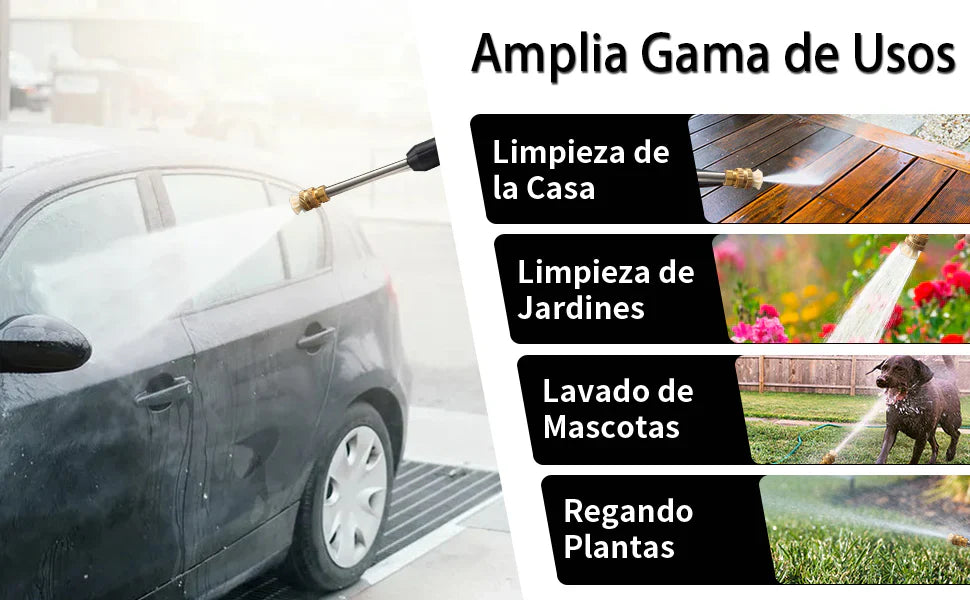 Hidrolavadora Inalámbrica de Alta Presión + 2 Baterías de 98V