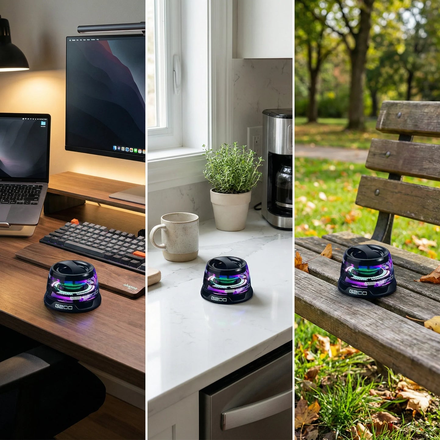 Parlante Magnético Portátil - Compacto y Potente