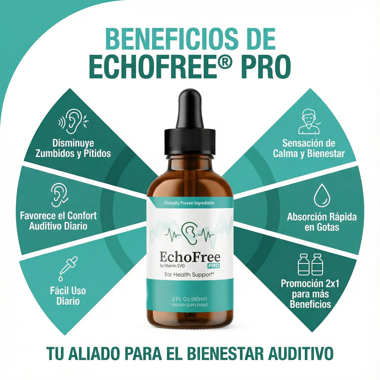 EchoFree® – Soporte Natural para el Bienestar Auditivo