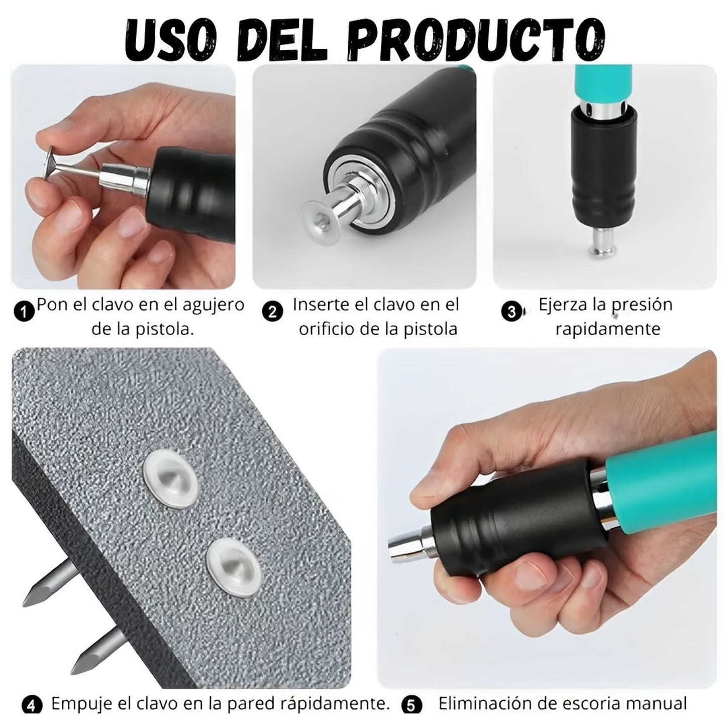 Pistola De Clavos Automática